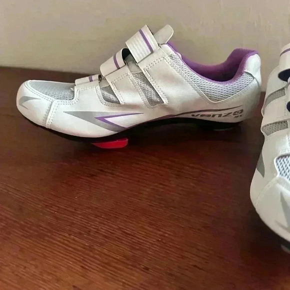 Venzo MX Women's Bike Bicycle Cycling Shoes Women’s Size 9.5 Men’s Size 8 - Picture 5 of 10